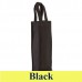 Kimood Cotton Canvas Bottle Bag, boros vászontáska, pamut KI0269 black